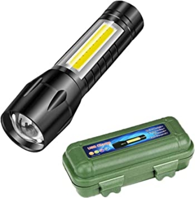 Picture of Mini Torch light LED Portable Torch Mini Camping Lighting - Black