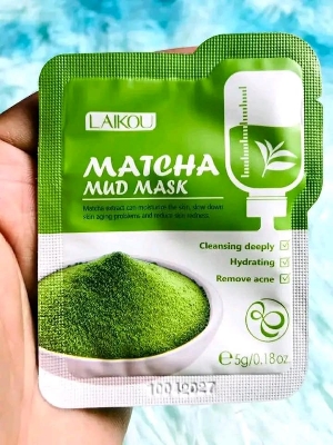 Picture of LAIKOU Matcha Mud mask - 5g - 1Pcs - Face,Fresh