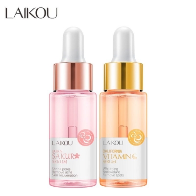 Picture of Laikou Sakura & Vitamin C Serum Combo (17 ml +17ml) 2pcs