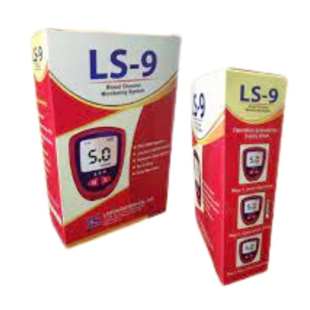 Picture of LS-9 Blood Glucose Test Meter free 10 strip - Multicolor