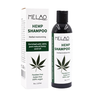 Picture of Melao Hemp Shampoo - 237ml Herbal Moisturizing 100% Pure Natural Hemp seed oil (paraben free guten free 100% vegan)