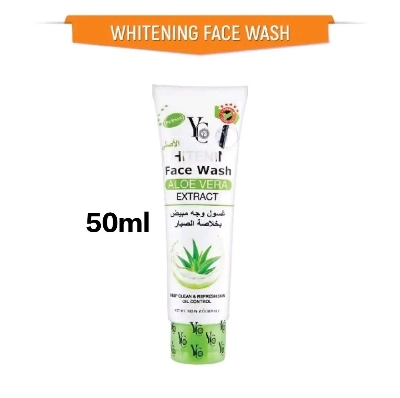 Picture of YC Whitening Face Wash Aloe Vera Extract 50ml & 100ml (1Pc) - 50ml,Fresh