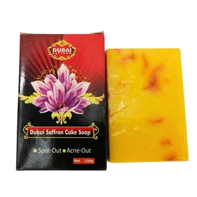 Picture of Dubai Saffron Cake Soap 100g - Fresh