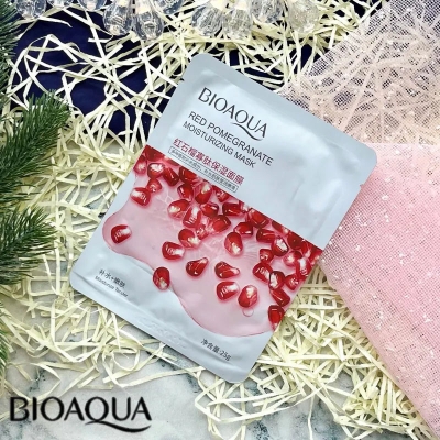 Picture of BIOAQUA Red Pomegranate Moisturizing Face Sheet Mask 25g - Fresh