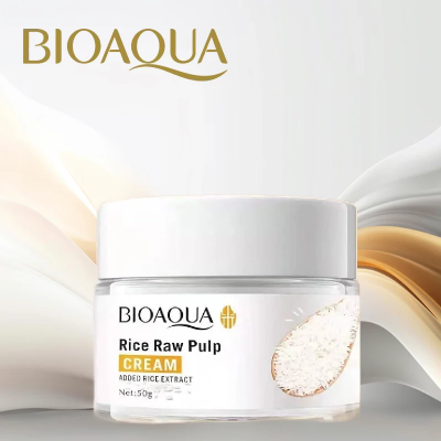 Picture of Bioaqua Rice Raw Pulp Rice Extracted Hydrating & Moisturizing Face Cream- 50g - Fresh
