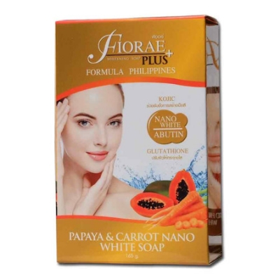 Picture of Fiorae Plus Papaya And Carrot Nano White Soap 165g - Fruity,Fresh