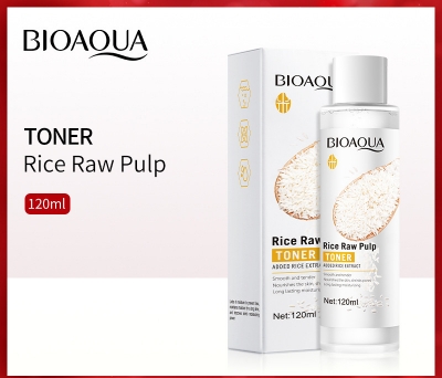 Picture of BIOAQUA Smooth Skin Moisturizing Rice Raw Pulp Face Toner - 120mL