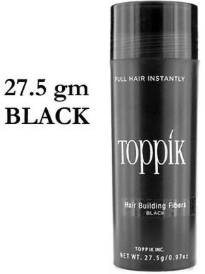 Picture of Toppik Hair Building Fibers Black 27.5g | Fill In Fine or Thinning Hair | Instantly Thicker, Fuller Looking Hair for Men & Women - Black,Fresh