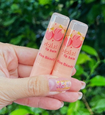 Picture of Kiss Beauty Peach Extract Moist Hydrating Lip Balm Lipstick 2pcs