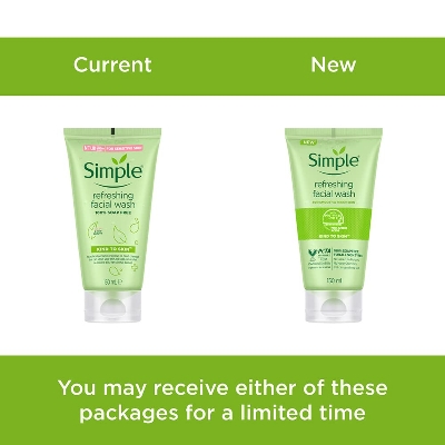 Picture of Simple Kind to Skin Refreshing Facial Wash Gel 150ml - same,Fresh