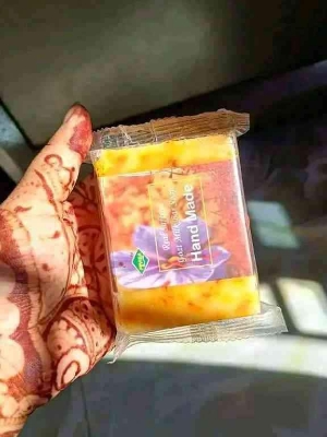 Picture of Tulip Premium Whitening Real Saffron Goat Milk Soap Zafran Honey Soap -100g choose one - Tulip Real Saffron,Fresh