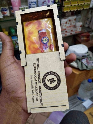 Picture of Tulip Premium Whitening Real Saffron Goat Milk Soap Zafran Honey Soap -100g choose one - Kashmira Floosie,Fresh