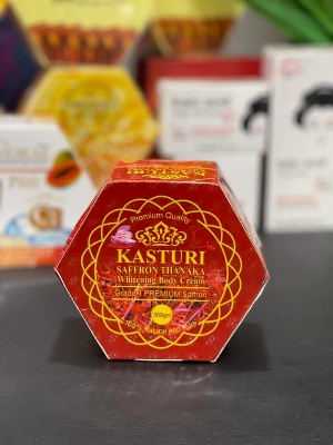 Picture of Kasturi Saffron Thanaka Whitening Body Cream Grade 1 Premium Saffron 300g - Fresh
