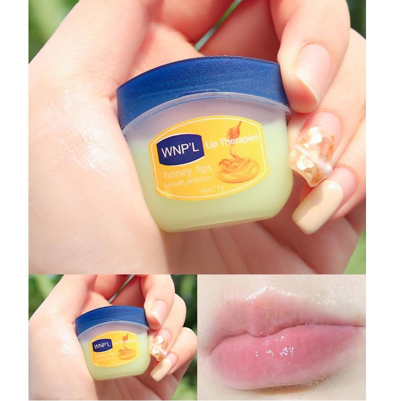 Picture of WNP'L Lip Therapy Lip Balm Avocado, Honey Peach, Honey , Sakura , vaseline, Rose -1pcs - Honey