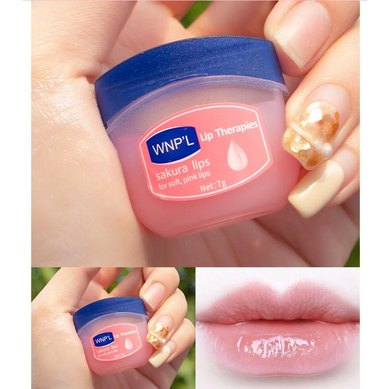 Picture of WNP'L Lip Therapy Lip Balm Avocado, Honey Peach, Honey , Sakura , vaseline, Rose -1pcs - Sakura