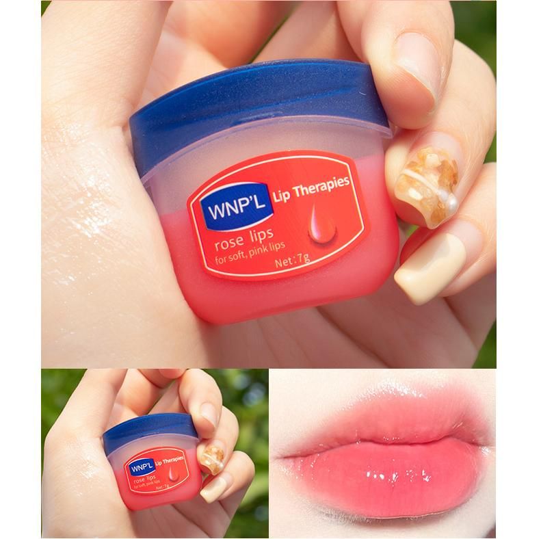 Picture of WNP'L Lip Therapy Lip Balm Avocado, Honey Peach, Honey , Sakura , vaseline, Rose -1pcs - Rose