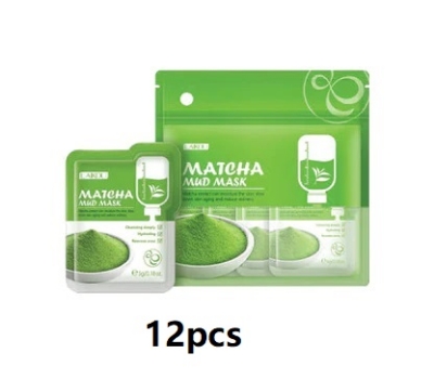 Picture of LAIKOU Matcha Mud mask - 5g - 12Pcs pack - Face,Fresh
