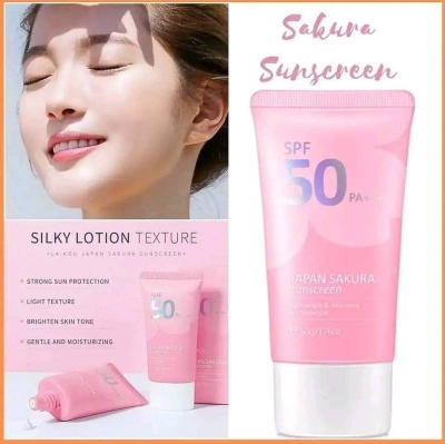 Picture of 2 pcs Laikou Japan Sakura Sunscreen SPF50 PA+++