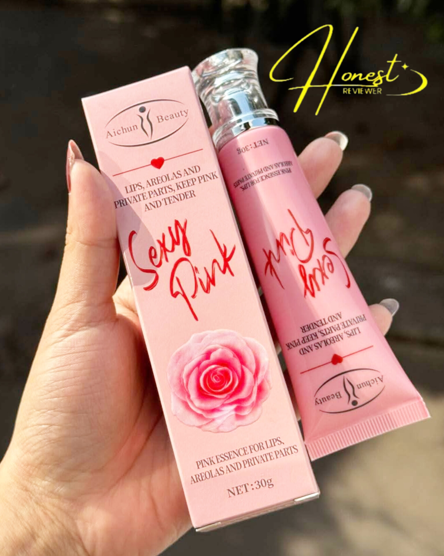 Picture of Aichun Beauty Lip Pink Cream 30g For Pinkish Lips  - Lip Balm Areolas And Private Parts Keep Pink And Tender