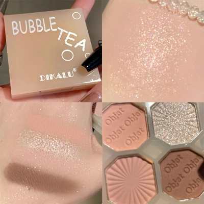 Picture of Dikalu Eyeshadow Palette  Cute Mini 4 Colour Eyeshadow For Easy Carrying To Anywhere (Traval,School/College,Party,Hang out) Quick Using