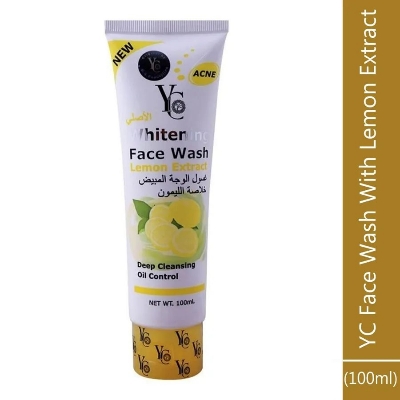 Picture of YC Whitening Face Wash Lemon Extract 50ml & 100ml (1Pc) - 100ml,Fresh