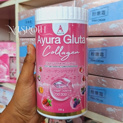 Picture of Ayura Gluta Collagen Juice - ayura collagen juice bottle