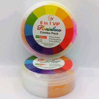 Picture of 6 in 1 VIP Rainbow Facial Combo Pack - Fresh