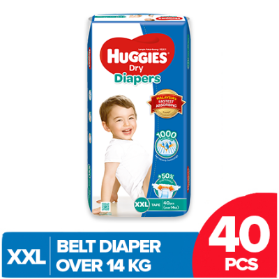 Picture of Huggies Dry Pant Diaperl  XXL  40 Pcs (Malaysia)