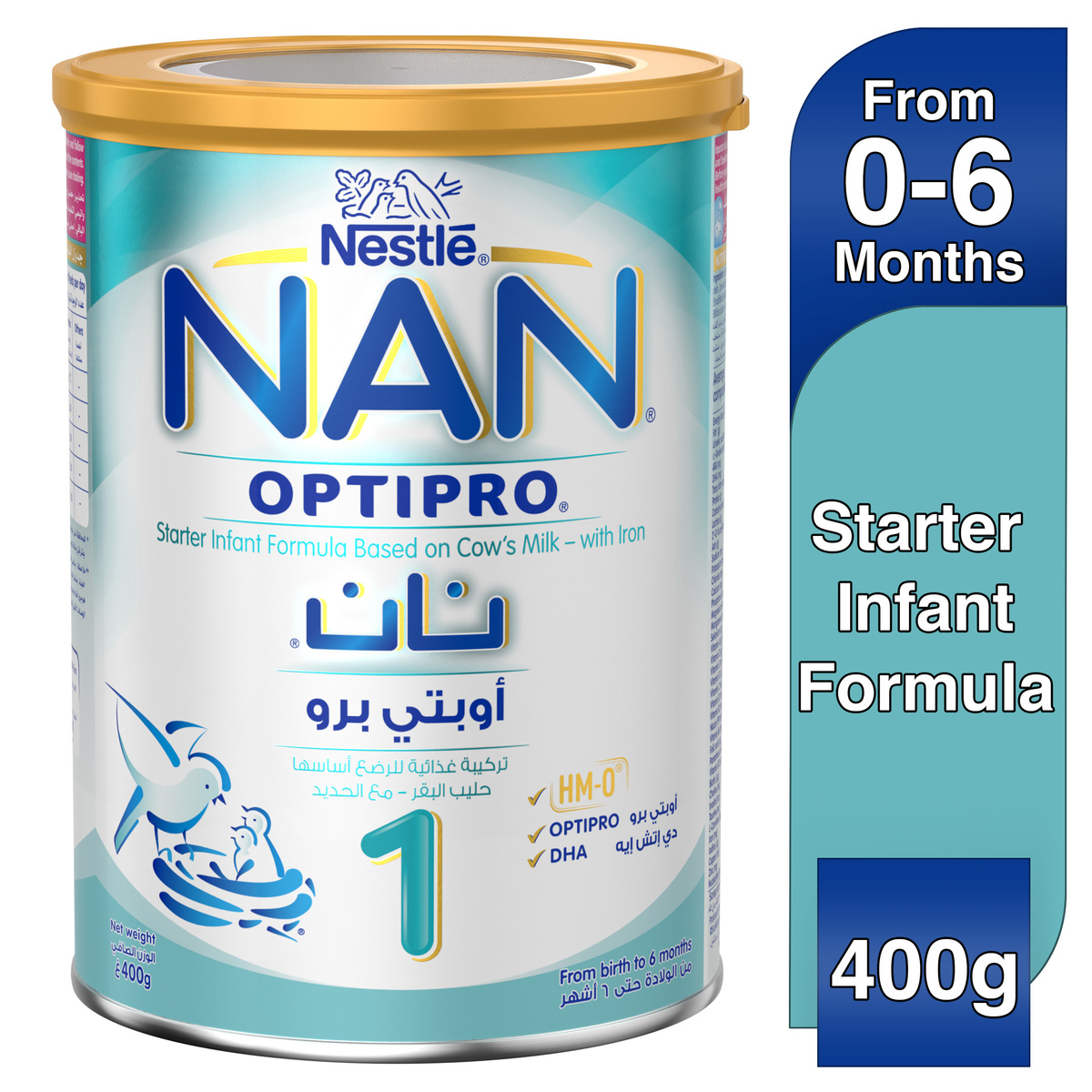 Picture of Nan1 Optipro Infant Formula Milk (From 0 To 6 Months) 400 Gm Dubai