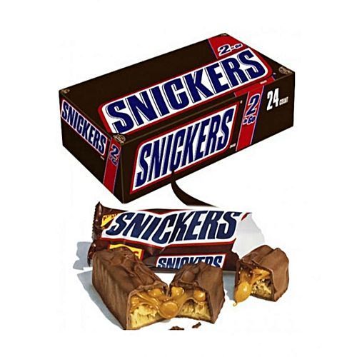 Picture of Snickers Chocolate 50g 24 pieces box UAE