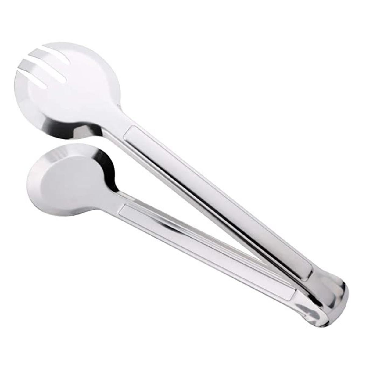 Picture of Stainless Steel Food Clip Bread Anti-scalding Clip Buffet Folder Barbecue Cooking Salad Food Clip Clamp BBQ Tongs Kitchen Tools