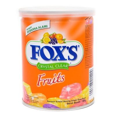 Picture of Fox's Crystal Clear Fruits Flavored Candy Tin - 180g