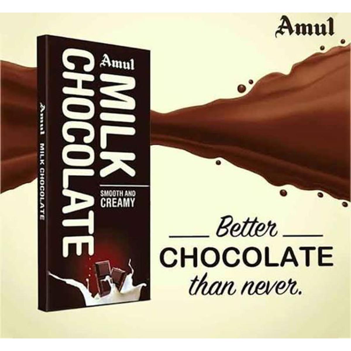 Picture of Amul Milk Chocolate 40gm