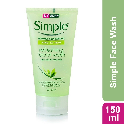 Picture of Simple Kind to Skin Refreshing Facial Wash (150ml) UK