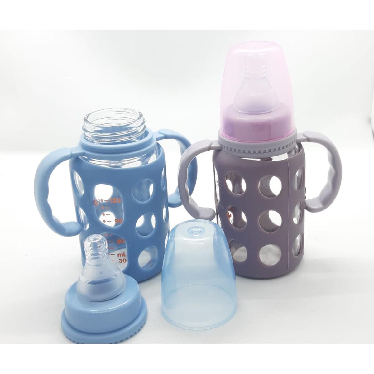 Picture of Minitree Glass 3month + Baby Full Glass_ Cover feeder 120ml_1pcs