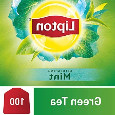 Picture of Lipton Green Tea Mint - 100Tea Bags