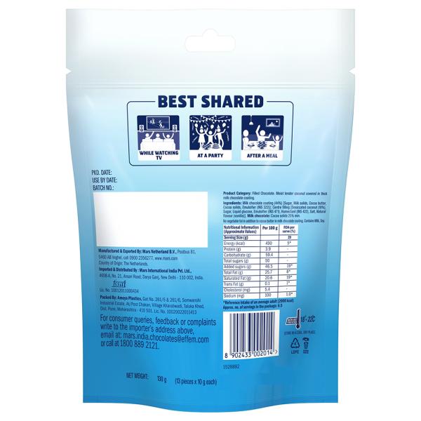 Picture of Bounty Miniatures Chocolate 130g 13pcs INDIAN