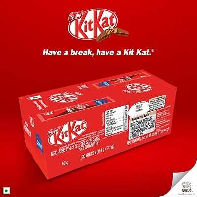 Picture of Nestle KITKAT 2 Finger Chocolate Wafer (India) 18g X 40pcs