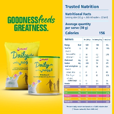 Picture of Anchor Daily Plus Milk Based Fortified Nutritious Formula    2500 GM