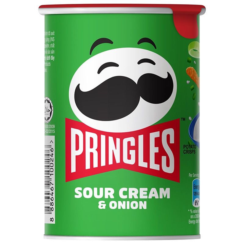 Picture of Pringles Potato Crisps Sour Cream & Onion Flavor 42g