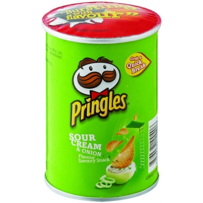 Picture of Pringles Potato Crisps Sour Cream & Onion Flavor 42g