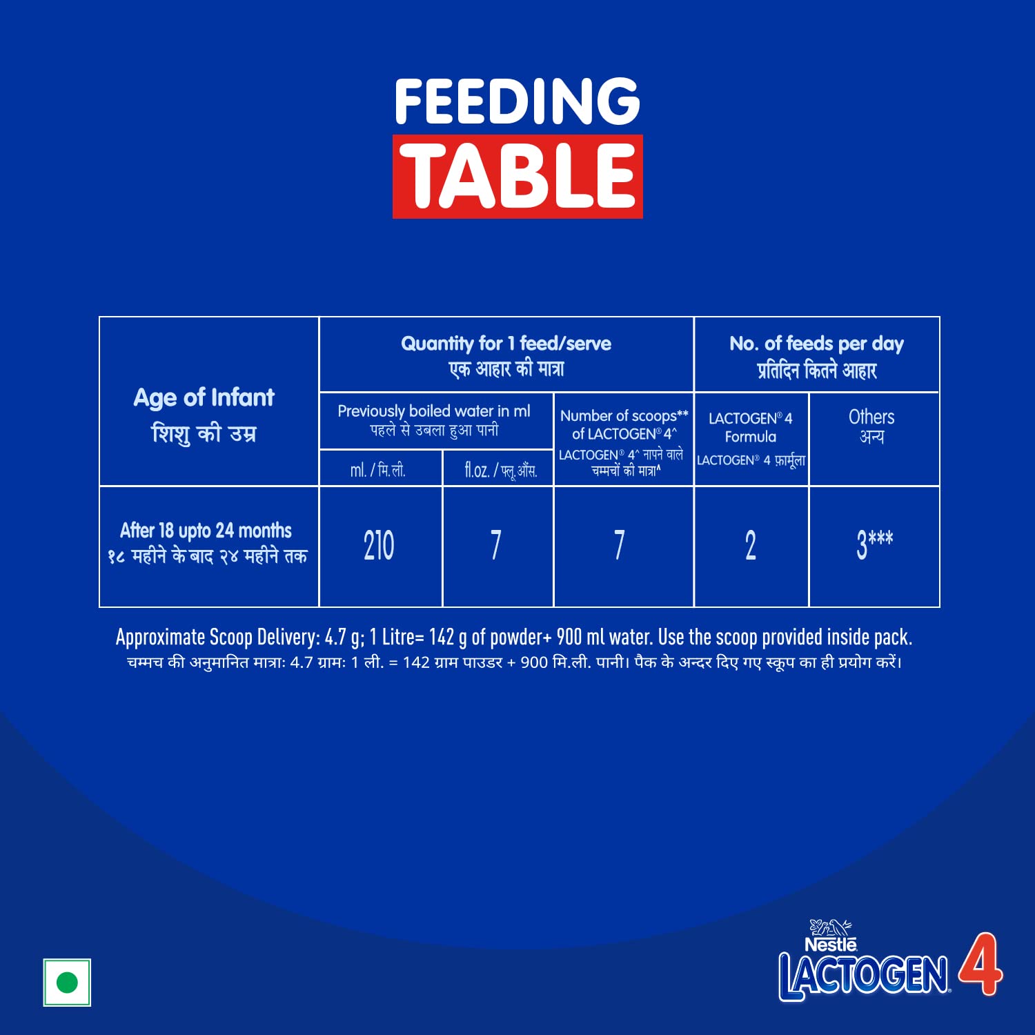 Picture of Formula Powder - After 18 months upto 24 months Stage 4 400g Bag-in-Box Pack