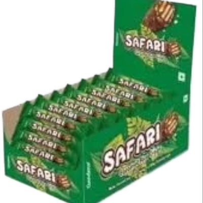 Picture of Safari Caramel Crunch & Cereal Covered With Fine Milk Chocolate 24 X 22g Box (Saudi Arabia).