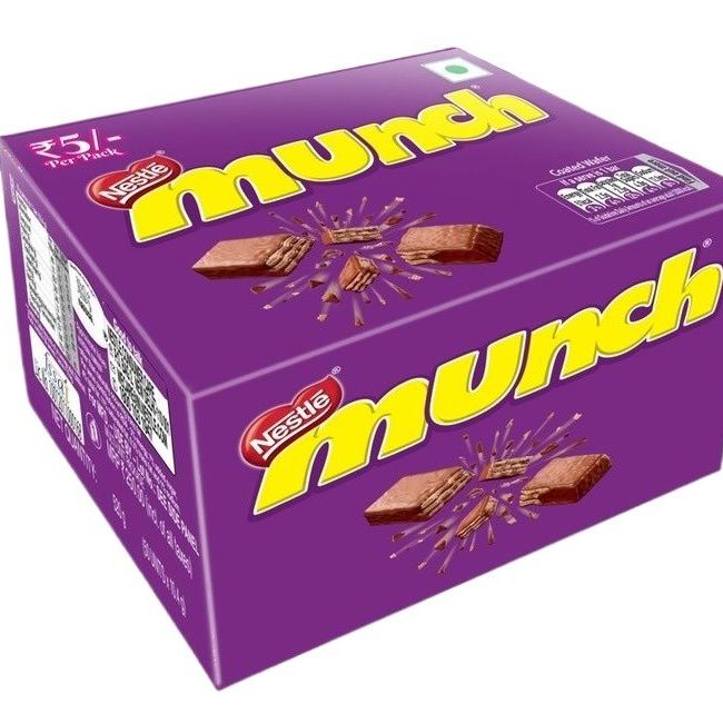Picture of Munch Crunchilicious Milk Chocolate 32 PC Box Per Pack 8.9gm main box 284.8G 5rs INDIAN