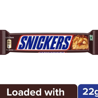 Picture of Snickers Peanut Chocolate Bar 22gm * 10 pcs NET WEIGHT 220 gm