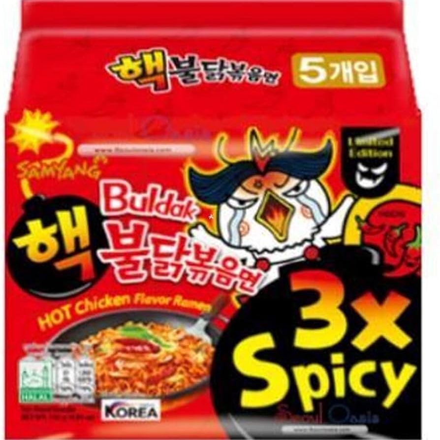 Picture of Spicy Hot Chicken Korean Ramen Noodles 140 gmb 1 paket