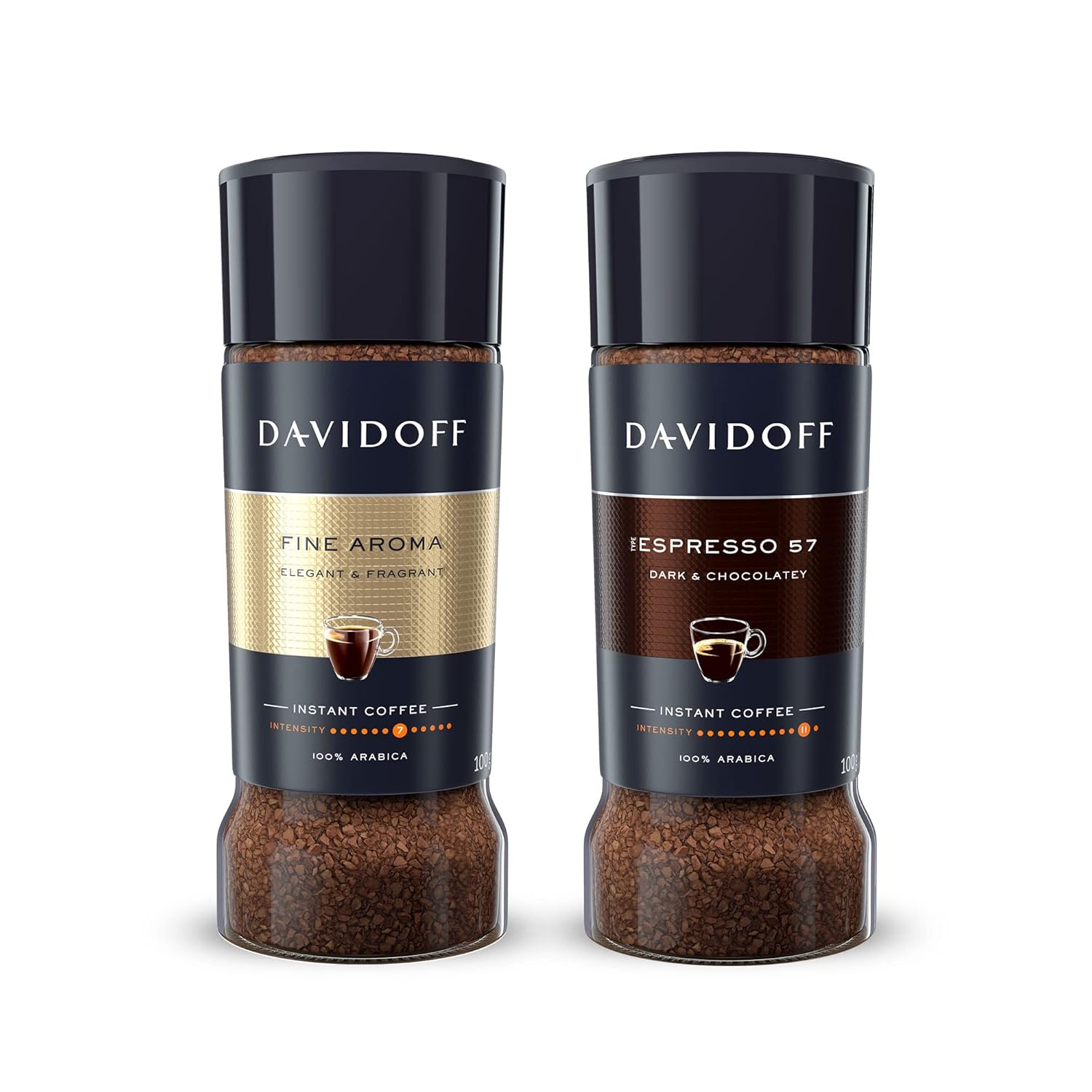 Picture of Davidoff Fine Aroma & Espresso 57 Instant Coffee 2 X 100g Bottle 200gm