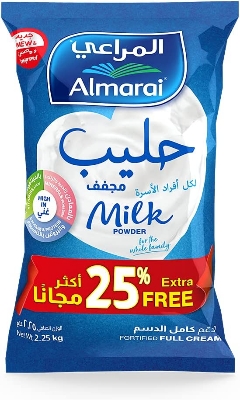 Picture of Almarai Fortified Full Cream Milk Powder – 2.25kg (UAE)