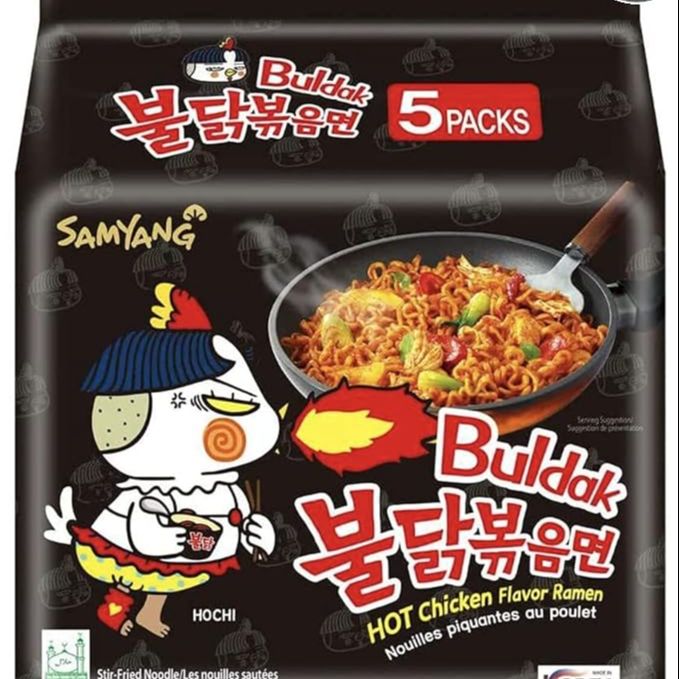 Picture of Samyang Hot Chicken Ramen Buldak Fire Noodles 1 X 140 Grams