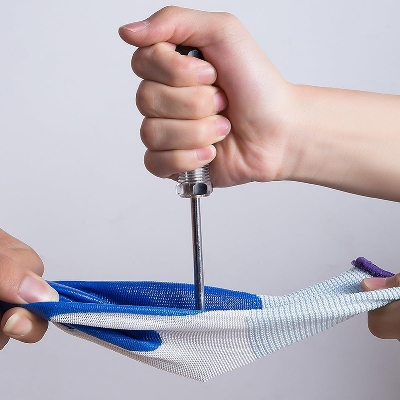 Picture of wolpin Heavy Duty Gloves (Pack of 2 Pairs) Reusable Hand Gloves For Gardening Kitchen Cleaning Intensive Work Dishwashing Rubber Latex Non-Slip Waterproof